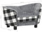 vidaXL - Hondenbank - 68x38x38 - cm - pluche - grijs