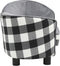 vidaXL - Hondenbank - 68x38x38 - cm - pluche - grijs