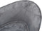 vidaXL - Hondenbank - 68x38x38 - cm - pluche - grijs