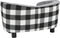 vidaXL - Hondenbank - 68x38x38 - cm - pluche - grijs