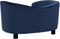 vidaXL - Hondenbank - 69x49x40 - cm - pluche - blauw