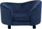 vidaXL - Hondenbank - 69x49x40 - cm - pluche - blauw