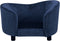 vidaXL - Hondenbank - 69x49x40 - cm - pluche - blauw