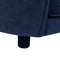 vidaXL - Hondenbank - 69x49x40 - cm - pluche - blauw