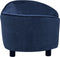 vidaXL - Hondenbank - 69x49x40 - cm - pluche - blauw