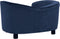 vidaXL - Hondenbank - 69x49x40 - cm - pluche - blauw