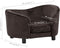 vidaXL - Hondenbank - 69x49x40 - cm - pluche - bruin