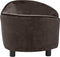 vidaXL - Hondenbank - 69x49x40 - cm - pluche - bruin