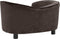 vidaXL - Hondenbank - 69x49x40 - cm - pluche - bruin