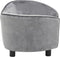 vidaXL - Hondenbank - 69x49x40 - cm - pluche - crèmekleurig