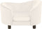 vidaXL - Hondenbank - 69x49x40 - cm - pluche - crèmekleurig