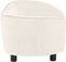 vidaXL - Hondenbank - 69x49x40 - cm - pluche - crèmekleurig
