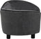 vidaXL - Hondenbank - 69x49x40 - cm - pluche - donkergrijs