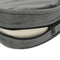 vidaXL - Hondenbank - 69x49x40 - cm - pluche - en - kunstleer - zwart