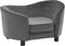 vidaXL - Hondenbank - 69x49x40 - cm - pluche - en - kunstleer - zwart