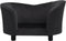 vidaXL - Hondenbank - 69x49x40 - cm - pluche - en - kunstleer - zwart