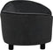 vidaXL - Hondenbank - 69x49x40 - cm - pluche - zwart