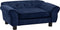 vidaXL - Hondenbank - 72x45x30 - cm - pluche - blauw