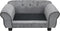 vidaXL - Hondenbank - 72x45x30 - cm - pluche - blauw