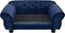 vidaXL - Hondenbank - 72x45x30 - cm - pluche - blauw