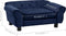 vidaXL - Hondenbank - 72x45x30 - cm - pluche - blauw