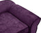 vidaXL - Hondenbank - 72x45x30 - cm - pluche - bordeauxrood
