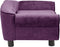 vidaXL - Hondenbank - 72x45x30 - cm - pluche - bordeauxrood