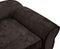 vidaXL - Hondenbank - 72x45x30 - cm - pluche - bruin