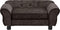 vidaXL - Hondenbank - 72x45x30 - cm - pluche - bruin