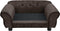 vidaXL - Hondenbank - 72x45x30 - cm - pluche - bruin