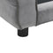 vidaXL - Hondenbank - 72x45x30 - cm - pluche - crèmekleurig