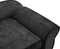 vidaXL - Hondenbank - 72x45x30 - cm - pluche - donkergrijs