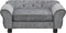 vidaXL - Hondenbank - 72x45x30 - cm - pluche - grijs