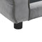 vidaXL - Hondenbank - 72x45x30 - cm - pluche - grijs