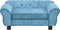 vidaXL - Hondenbank - 72x45x30 - cm - pluche - turquoise