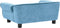 vidaXL - Hondenbank - 72x45x30 - cm - pluche - turquoise