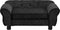 vidaXL - Hondenbank - 72x45x30 - cm - pluche - zwart