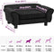 vidaXL - Hondenbank - 72x45x30 - cm - pluche - zwart