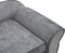 vidaXL - Hondenbank - 72x45x30 - cm - pluche - zwart