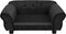 vidaXL - Hondenbank - 72x45x30 - cm - pluche - zwart