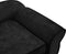 vidaXL - Hondenbank - 72x45x30 - cm - pluche - zwart