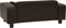 vidaXL - Hondenbank - 81x43x31 - cm - pluche - en - kunstleer - bruin