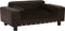 vidaXL - Hondenbank - 81x43x31 - cm - pluche - en - kunstleer - bruin