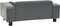 vidaXL - Hondenbank - 81x43x31 - cm - pluche - en - kunstleer - grijs