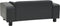 vidaXL - Hondenbank - 81x43x31 - cm - pluche - en - kunstleer - donkergrijs