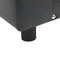 vidaXL - Hondenbank - 81x43x31 - cm - pluche - en - kunstleer - donkergrijs