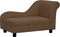 vidaXL - Hondenbank - met - kussen - 83x44x44 - cm - pluche - bruin