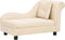 vidaXL - Hondenbank - met - kussen - 83x44x44 - cm - pluche - crèmekleurig