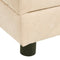 vidaXL - Hondenbank - met - kussen - 83x44x44 - cm - pluche - crèmekleurig