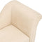 vidaXL - Hondenbank - met - kussen - 83x44x44 - cm - pluche - crèmekleurig